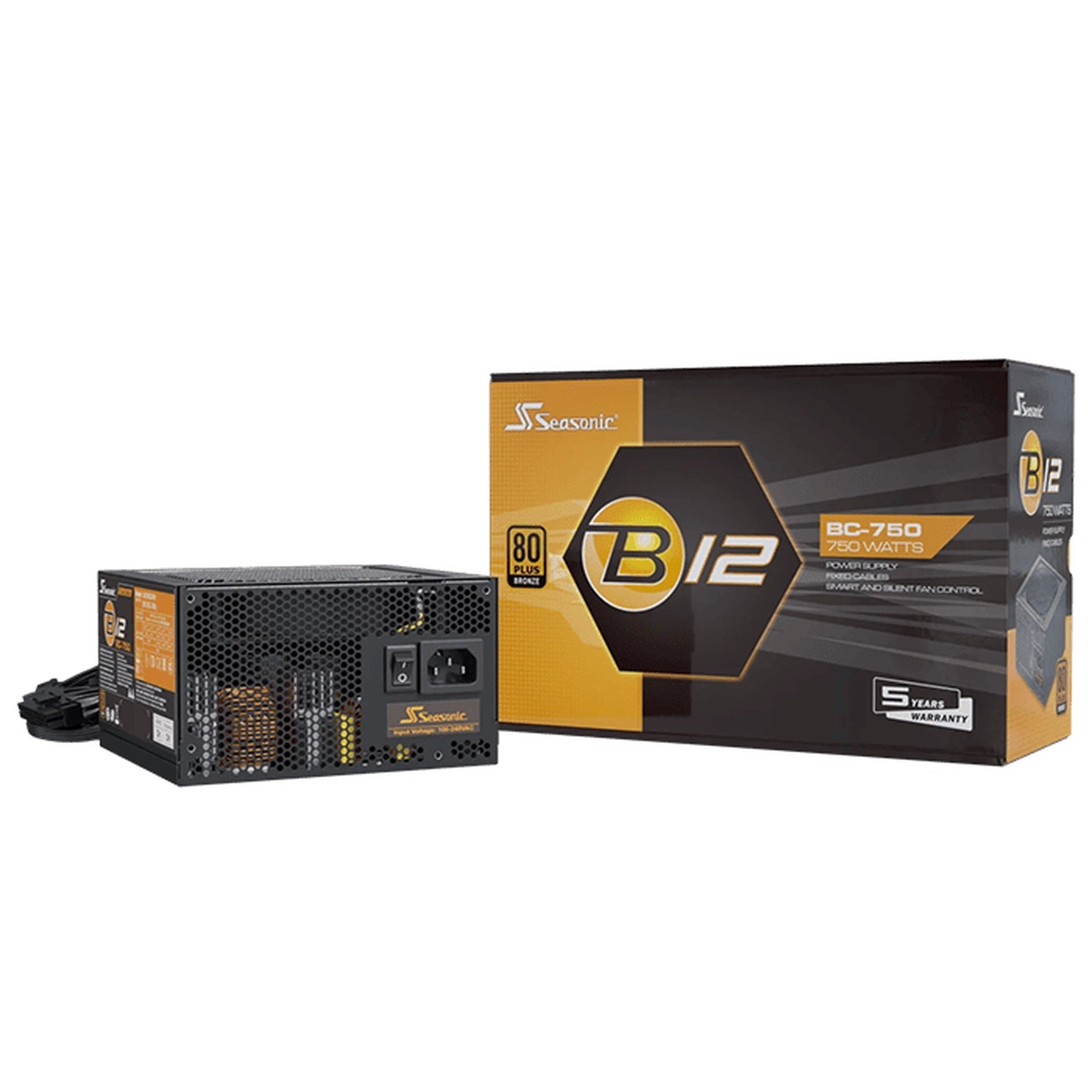 Fuente de poder Seasonic B12 bc 750 750W 80 PLUS bronze no modular ATX Imagen principal del producto