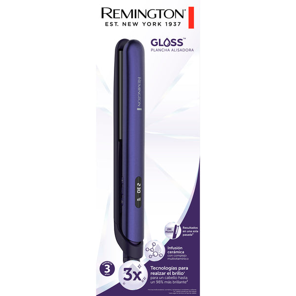 Remington plancha alisadora gloss - S9350-110F