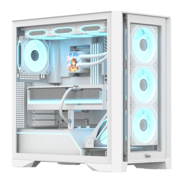 Case Formula V Line air power G8 floe white mid tower ARGB Imagen secundaria del producto