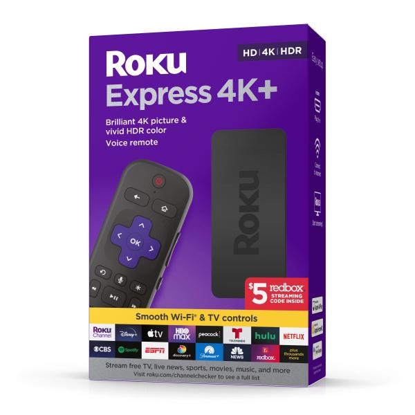 Dispositivo Streaming Roku Express 4K + - 3941RW