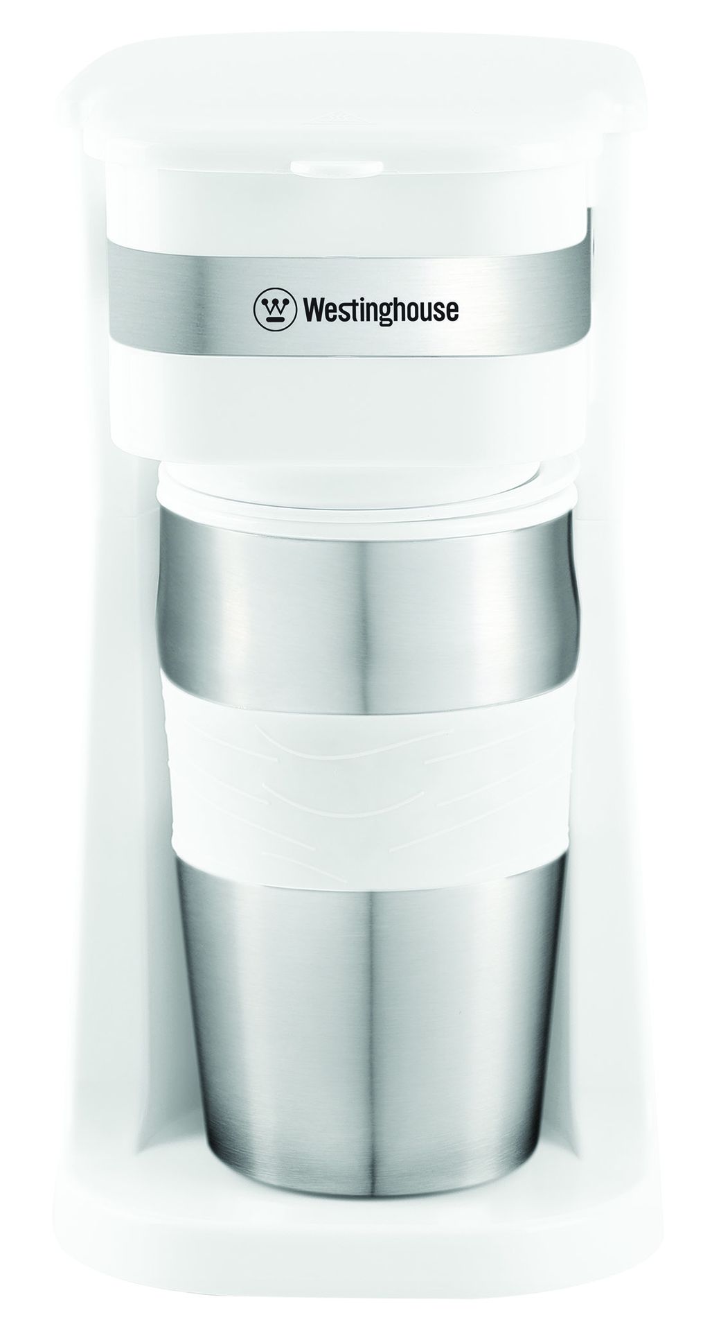 Westinghouse cafetera individual con mug térmico blanca -WKCMGO11WH