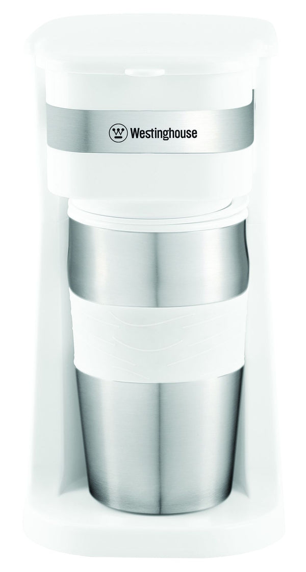 Westinghouse cafetera individual con mug térmico blanca -WKCMGO11WH