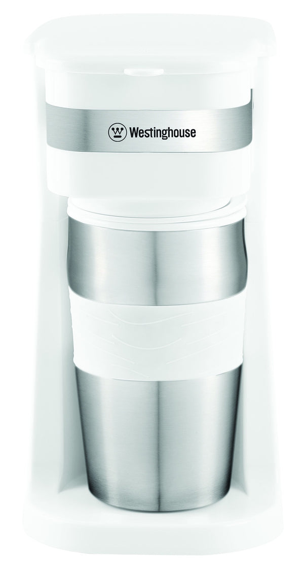 Westinghouse cafetera individual con mug térmico blanca -WKCMGO11WH