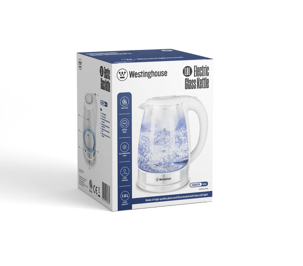 Westinghouse hervidor de vidrio led 1.8 L 1500W - WKWKKL21WH