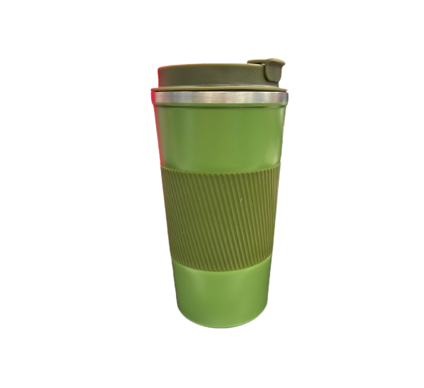 Vaso Termico con Silicon - Verde
