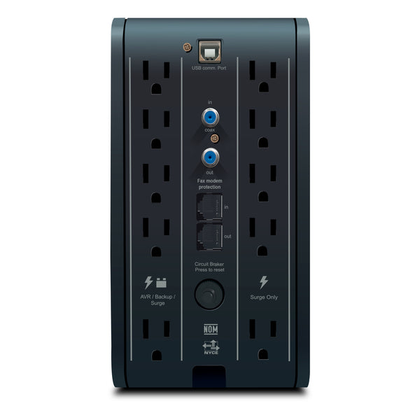 CDP ups regulador lcd 750va/350w 6 salidas r-smart 751