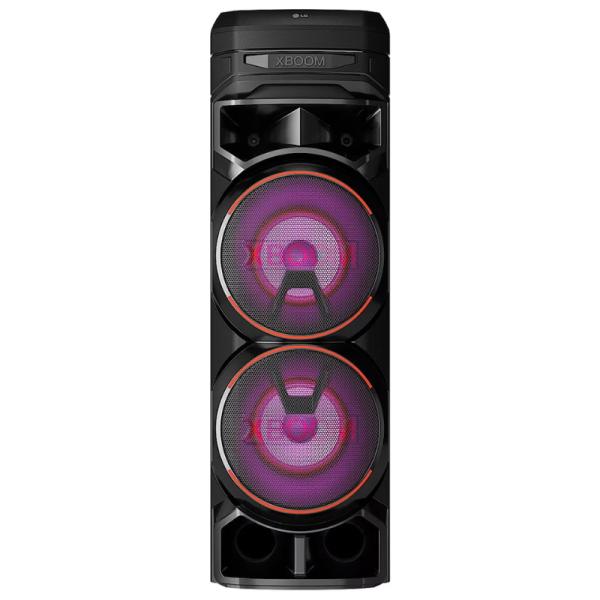 Parlante RGB LG Xboom RNC9 Karaoke Star MULTI-BLUETOOTH / USB / Fm Doble Woofer - Negro