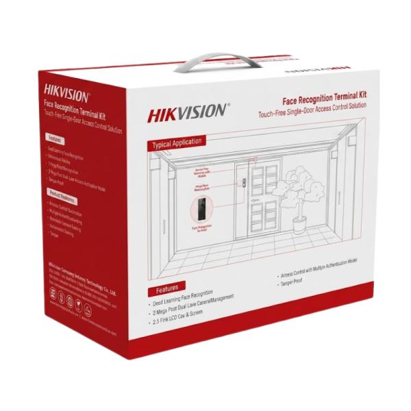 Kit control de acceso Hikvision DS-KAS321 teclado huella cámara 2MP ethernet WIFI RS-485 wiegand USB 302921882