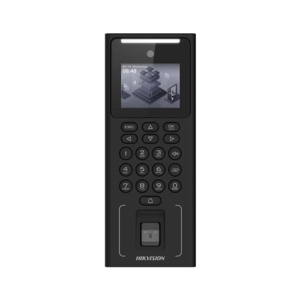 Control de Reconocimiento Facial Hikvision DS-K1T321EFWX Teclado/huella/cámara 2MP Ethernet/wifi/rs-485/usb 302920000 - Negro