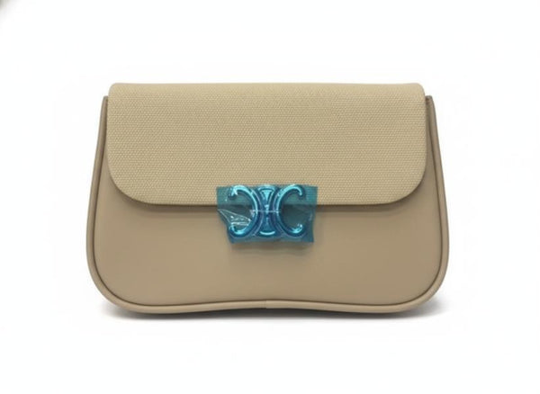 Bolso Celine Modelo 607 Rosado - Beige