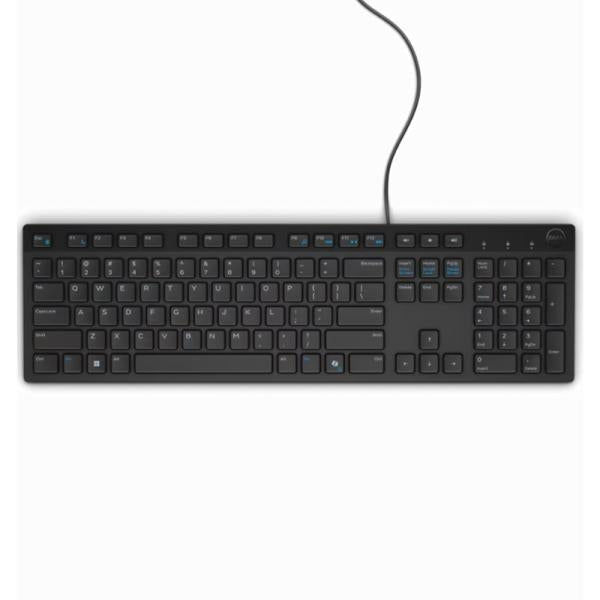 Teclado Standard Dell KB216 Membrana Alámbrico USB Español KB216-BK-US - Negro
