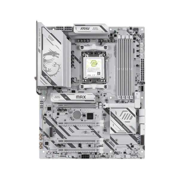 Tarjeta Madre Msi B850 Gaming Plus MAX WIFI AM5 Atx DDR5 911-7E56-032 - Blanco