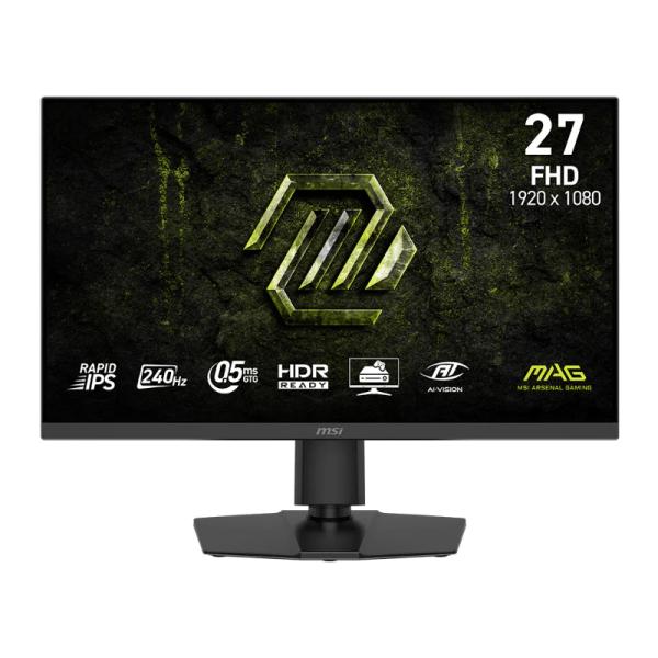 Monitor Gaming Msi Mag 272PF X24 27 Pulg Plana 1920 X 1080 FHD 240HZ IPS ADAPTIVE-SYNC Altavoces 2x2w 9S6-3CE59T-023 - Negro