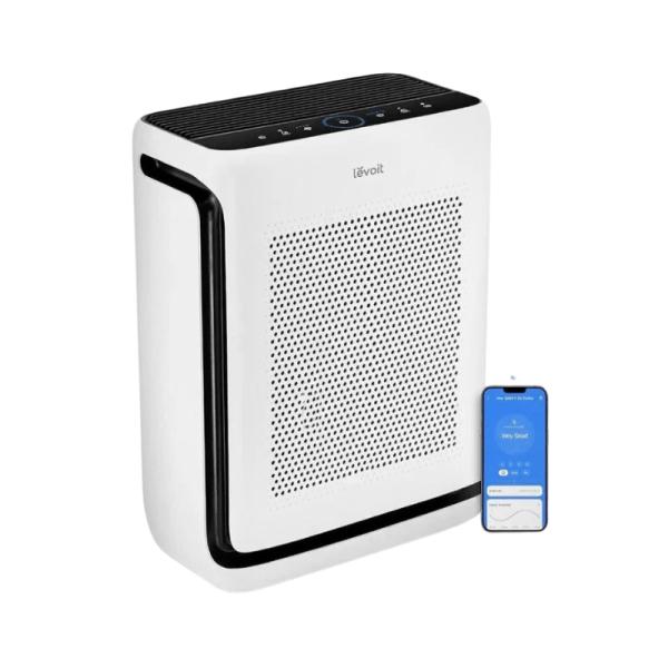 Purificador de Aire Levoit LAP-V201S-WUS Cobertura 1875 Pies Cuadrados - Blanco