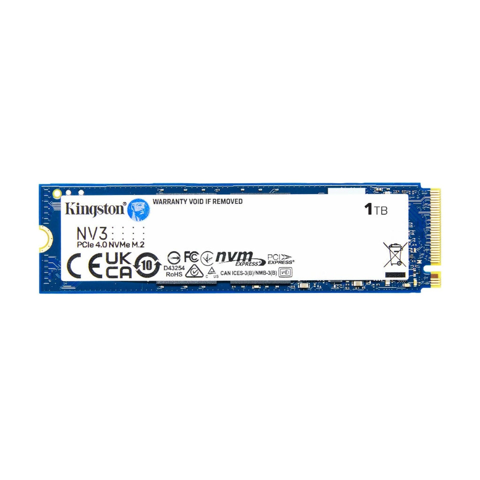 Kingston SSD NV3 PCIE 4.0 NVME SNV3S - 1000G Imagen principal del producto