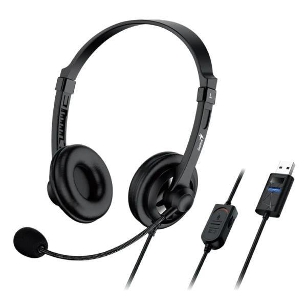 Audifonos Genius headset alambrico USB HS-230U Imagen secundaria del producto