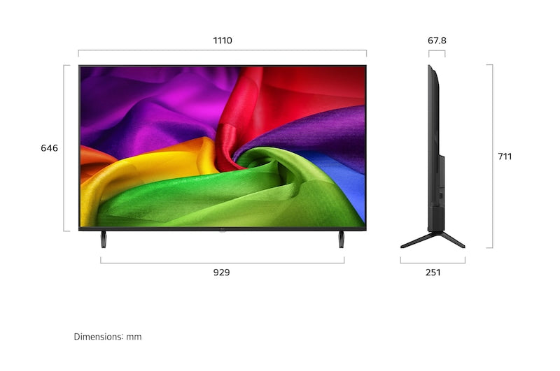 Televisor LG 50 pulgadas UHD nano smart tv 50nu800bpsc Imagen secundaria del producto