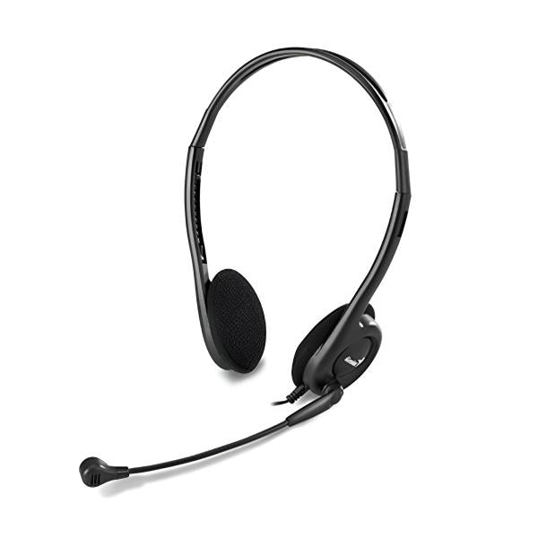 Headset Genius HS-200C Alámbrico 2 Conectores de 3.5mm 31710151100 - Negro