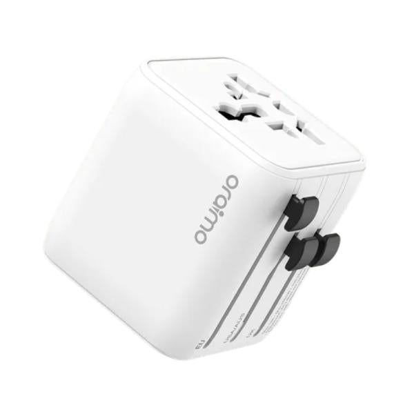 Adaptador universal Oraimo poweromni 25 OCW-T01 2 tomas AC enchufes Imagen principal del producto