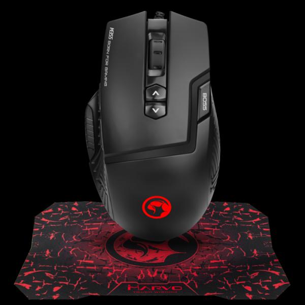 SET MARVO LINEA SCORPION M355 MOUSE PAD G1