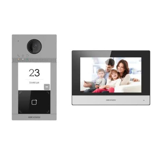 KIT VIDEO PORTERO CONTROL DE ACCESO IP HIKVISION DS-KIS604-P C-O-STD 305303808