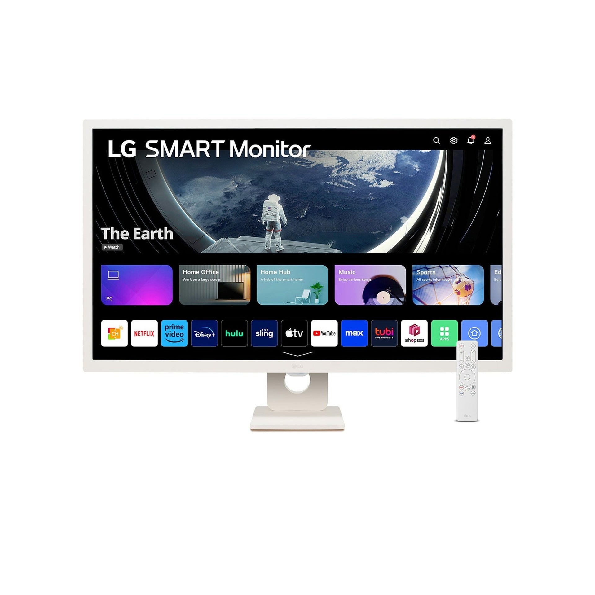 Monitor LG 32" Smart IPS FHD con WebOS - 32SR50F-W Imagen principal del producto