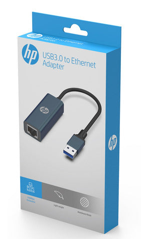 Adaptador USB a RJ45 Hembra DHC-CY101 HP - Azul