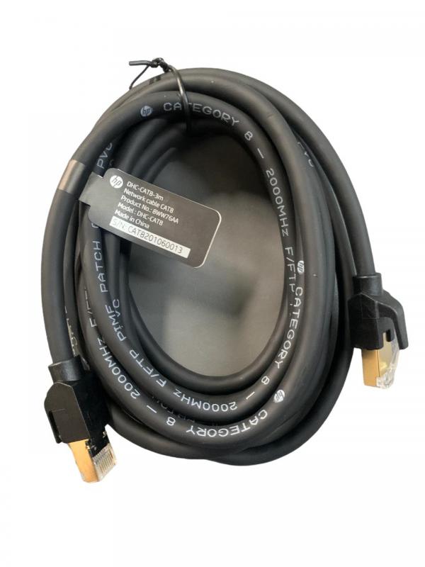 Cable Red con Conector RJ45 DHC-CAT8 F Ftp 3M 40GPS HP - Negro