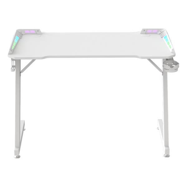 Escritorio Gaming Formula V Line VD2 RGB Capacidad de 100 Kg 4711401668985 - Blanco