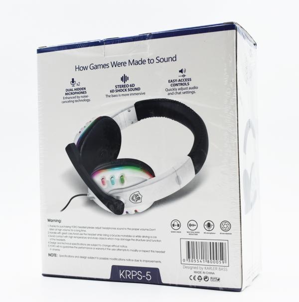 Audifonos Manos Libres KR-PS5 Karler - Blanco