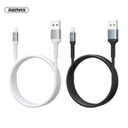Cable USB Lightning RC-161I Serie Kayla Remax - Negro