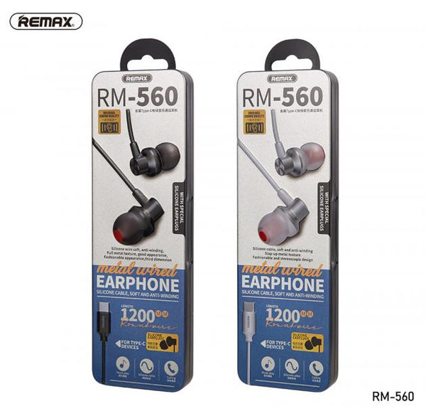 Audifonos Manos Libres RM-560 Tipo C - Blanco