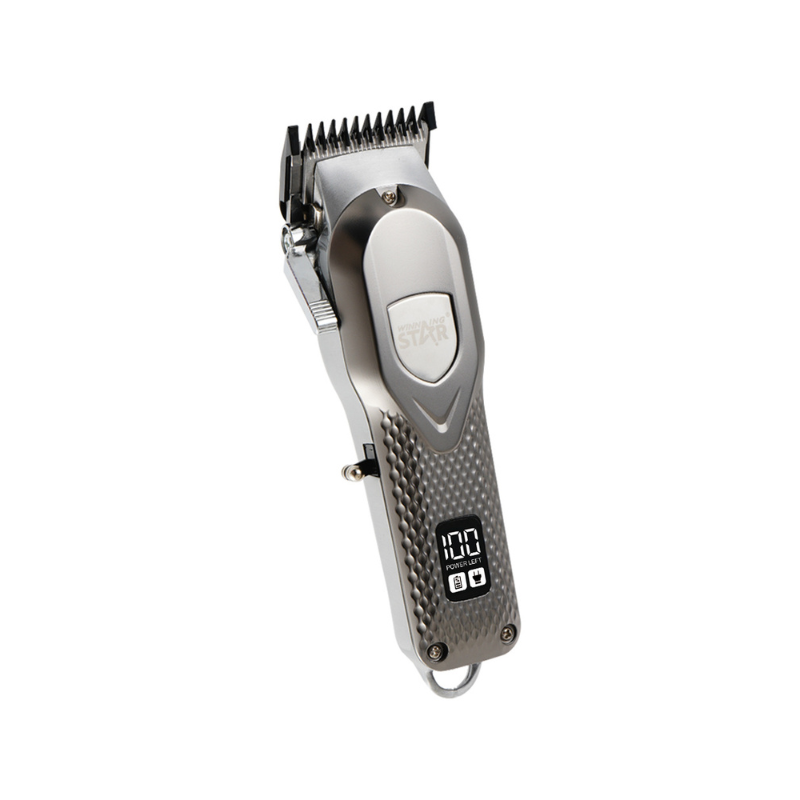 Cortadora de Cabello Winning Star ST-5639 Recargable Pantalla Digital / 5 W LFJ-761-WST-15884 - Plateado