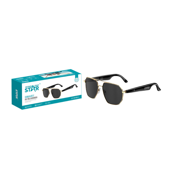 Gafas Inteligentes Winning Star ST-W100-C Bluetooth Compatible con Android y Iphone/carga USB SP570-481-WST-18678 - Negro