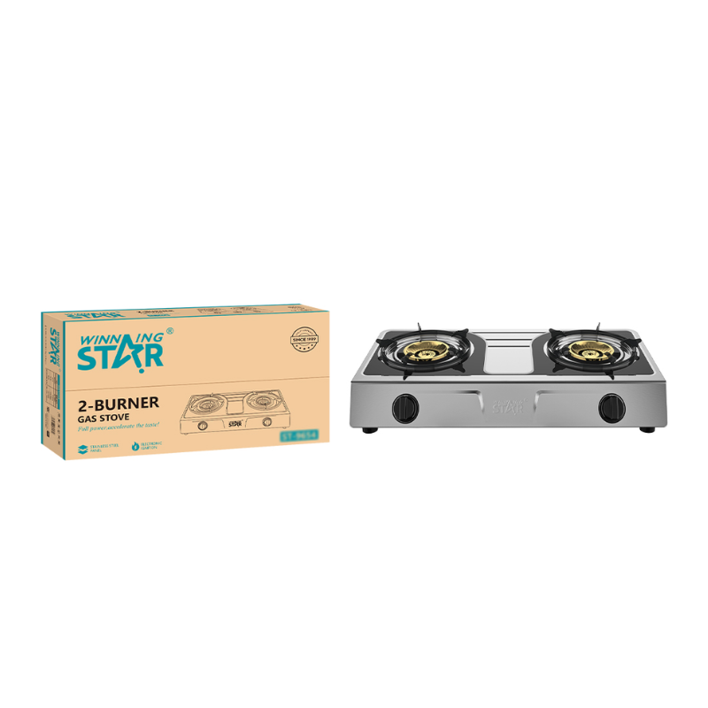 Cocina de Gas de 2 Quemadores Winning ST-9654 MQL-425-WST-19092 - Gris