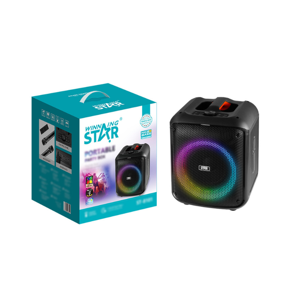 Parlante RGB Winning Star ST-8101 50 W Bluetooth YX-6553-WST-38920 - Negro