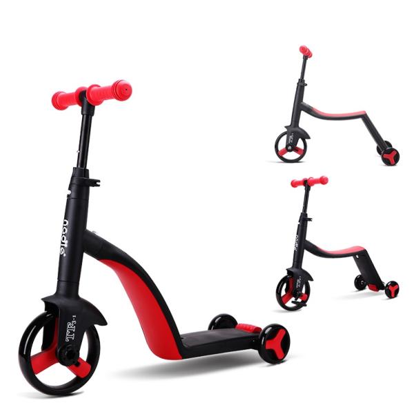 Nadle Scooter Infantil Multifuncional Rojo TF3-1