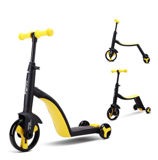 Scooter Infantil Multifuncional TF3-1 - Amarillo