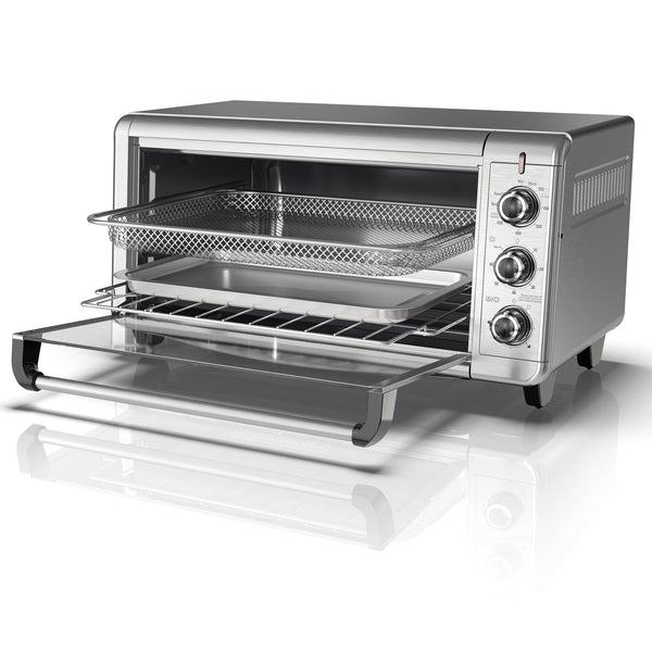 Black + Decker horno tostador con freidora de aire 9 rebanadas  TO4315SS-LA