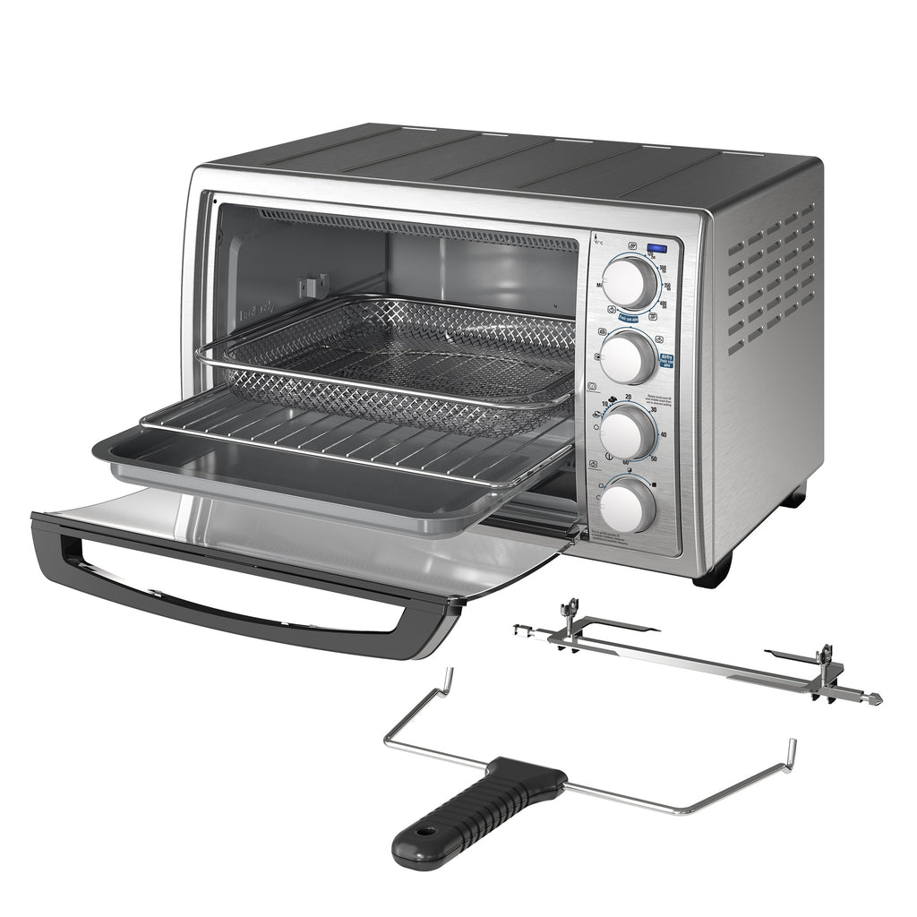 Black + Decker horno tostador con freidora de aire 9 rebanadas  TO4315SS-LA