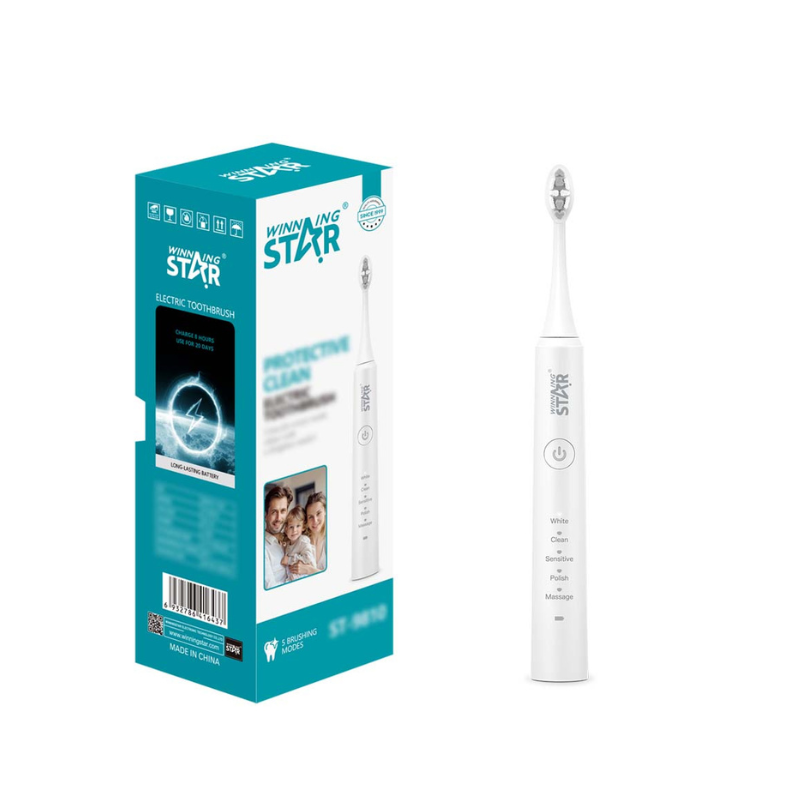 Cepillo de Dientes Eléctrico Winning Star ST-9810 Sónica Recargable - Blanco