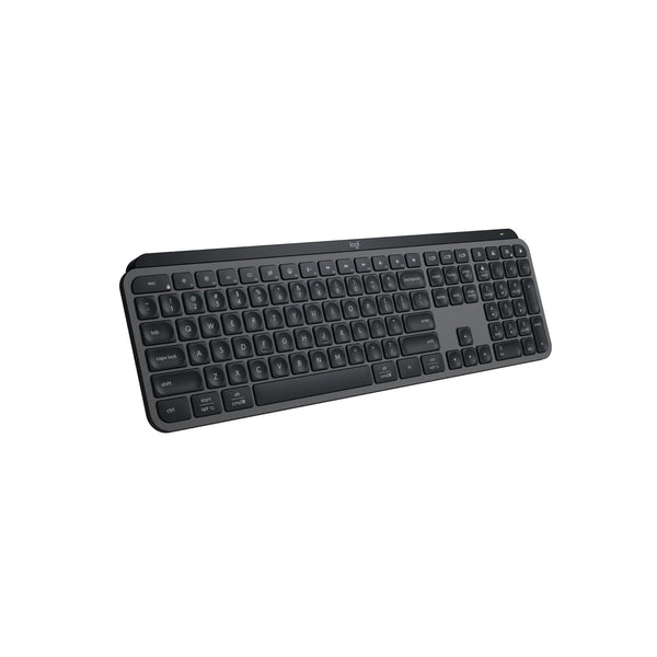 Teclado Logitech mx keys s membrana inalámbrico bluetooth inglés 920-011558