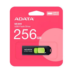 MEMORIA USB 256GB 3.2 ADATA UC300 TYPE-C ACHO-UC300-256G-RBK/GN