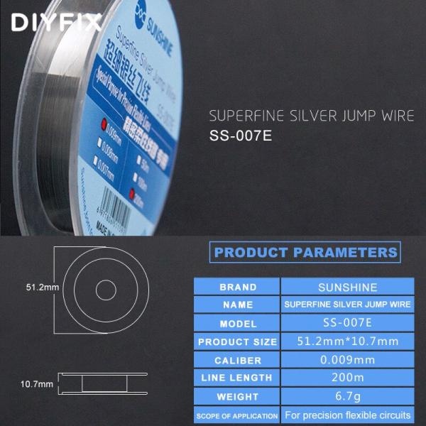 Cable para Puentes Insulado SS-007E Sunshine - 0.009mm