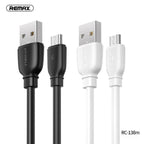 Cable USB Micro B RC-138M Serie Suji PRO Remax - Blanco