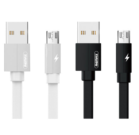 Cable USB Micro B RC-094M Serie Kerolla 2M Remax - Negro