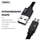 Cable USB Micro B RC-094M Serie Kerolla 2M Remax - Negro