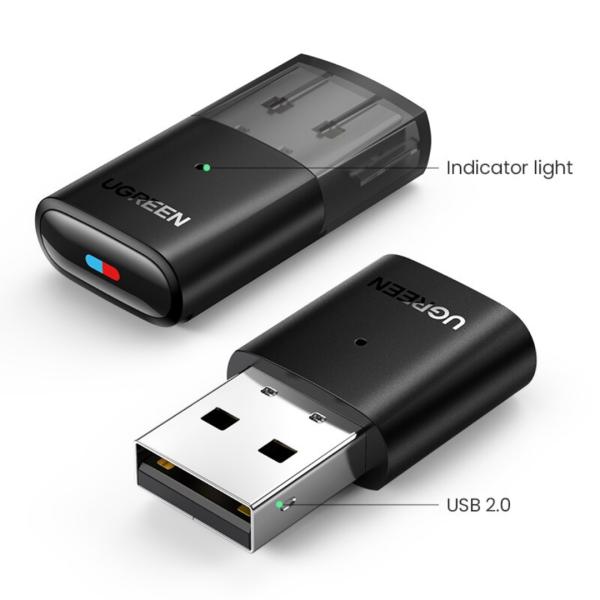Transmisor Bluetooth USB Tipo a CM408 10928 Ugreen - Negro