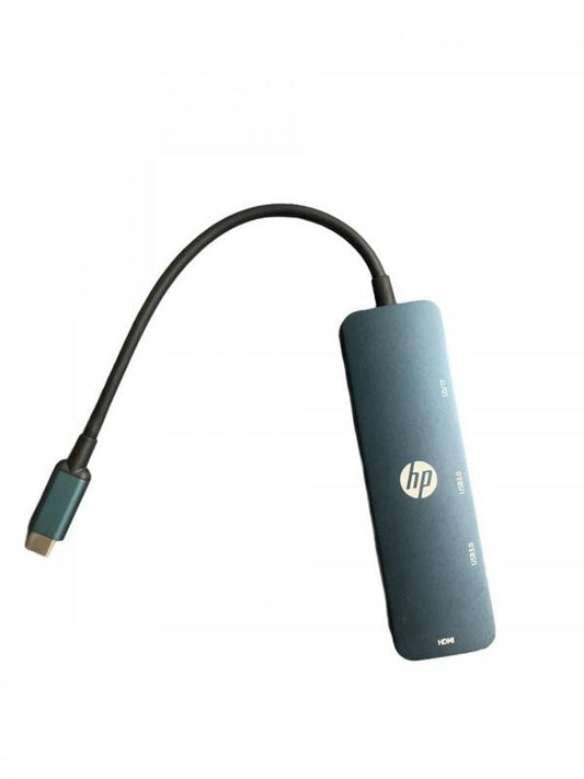 HUB USB TIPO C A HDMI HEMBRA USB *2 SD TF DHC-CT203 HP AZUL