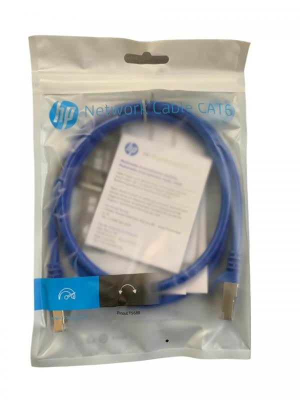 CABLE RED CON CONECTOR RJ45 DHC-CAT6 F UTP 3M 1GPS HP AZUL